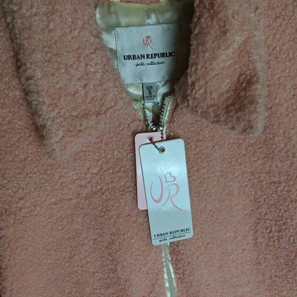 Urban Republic Girls Teddy Bear Fur Jacket NWT - Picture 3 of 8